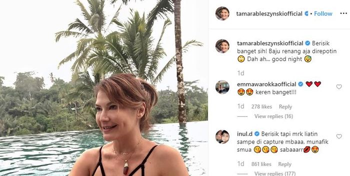 Tamara Bleszynski beri balasan menohok