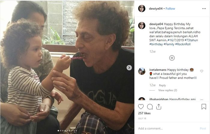 Ahmad Albar dan Anak Perempuannya