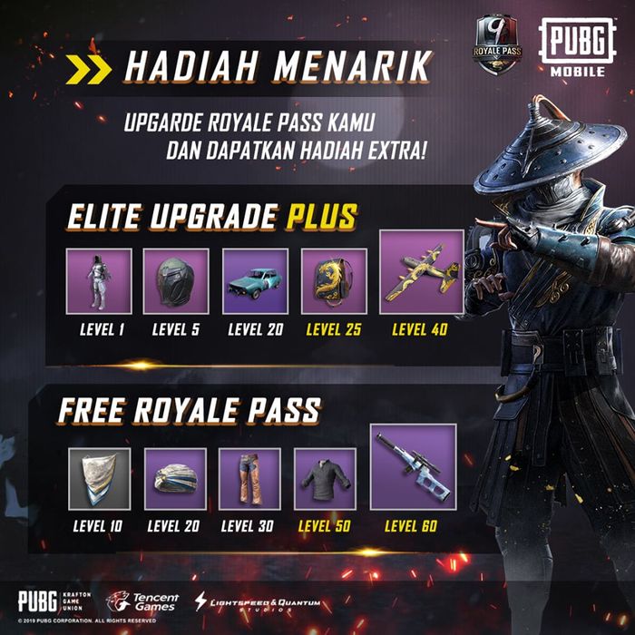 Elite upgrade plus dan free royale pass