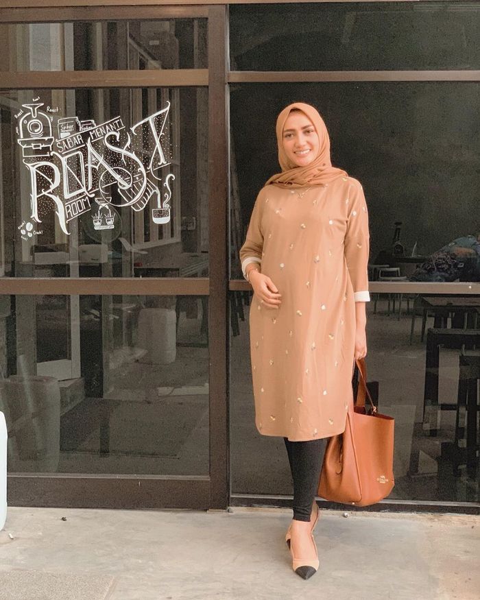 potret kehamilan mama Lita.
