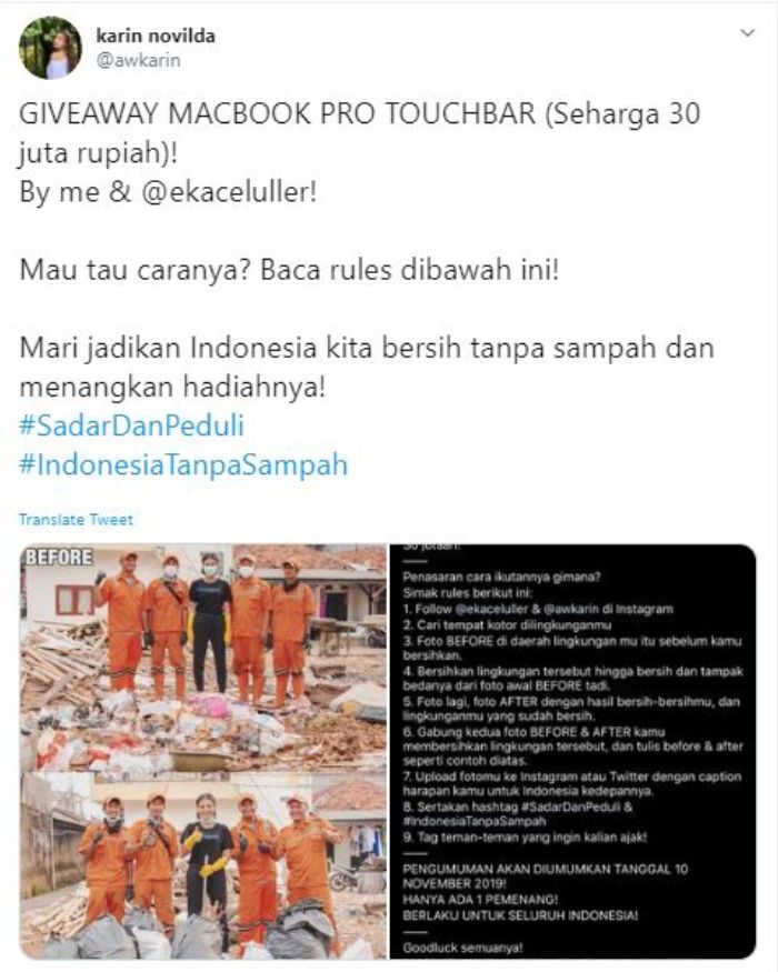 Giveaway Awkarin