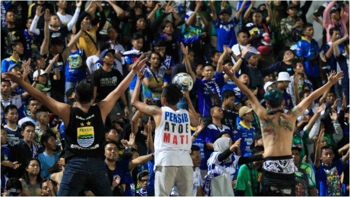 Bobotoh datang ke Stadion Gelora Bangkalan, Sabtu (5/10/2019).