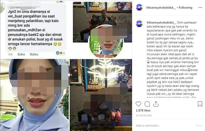 Tanggapan Nyai Ratu Kidul tentang penusukan Wiranto