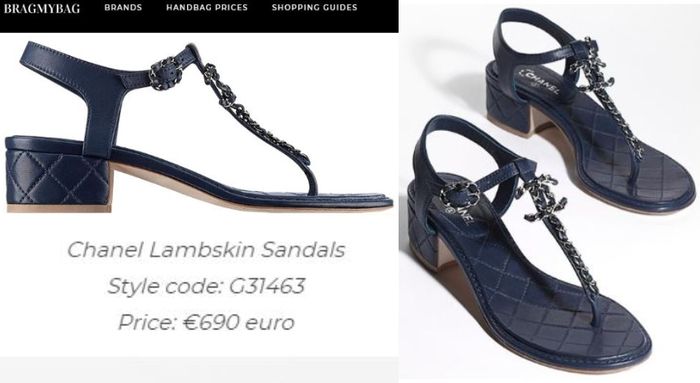 Chanel Chanel Lambskin Sandals