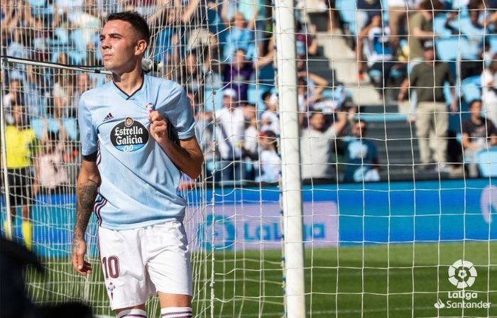 Penyerang Celta Vigo, Iago Aspas.