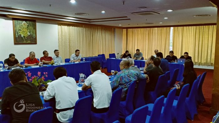 PT LIB menggelar emergency meeting di Bali, Sabtu (12/10/2019).