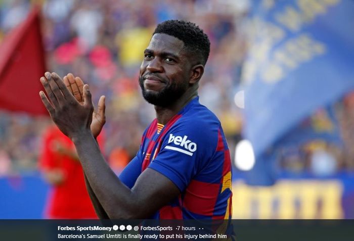 Bek tengah Barcelona, Samuel Umtiti.