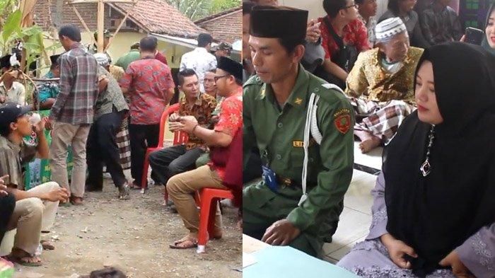 VIRAL Pernikahan Bermodal Rp 250 Ribu, Pengantin Pakai Baju Linmas, Lihat Suguhan & Reaksi Para Tamu