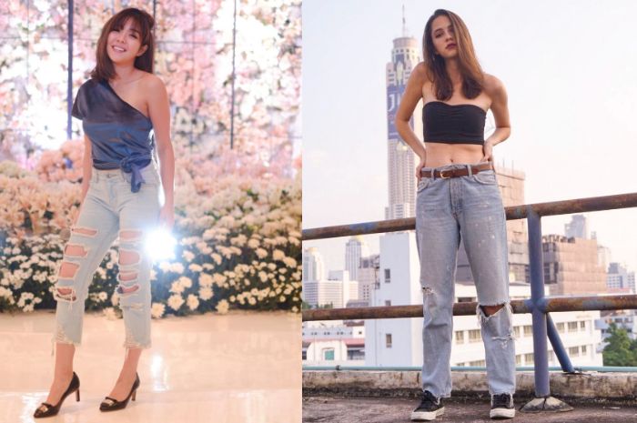 Gaya kasual seksi Gisel dan Juria Hartmans