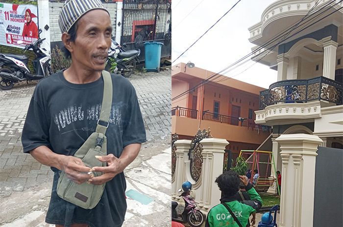 rumah mewah dan kos-kosan dua tingkat hasil ngojek