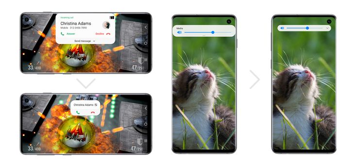 Perubahan desain pop-up yang kini nampak lebih minimalis