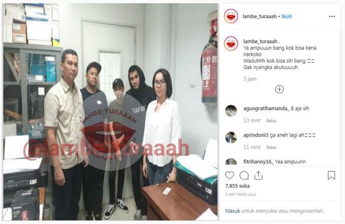 Kabar penangkapan Vicky Nitinegoro