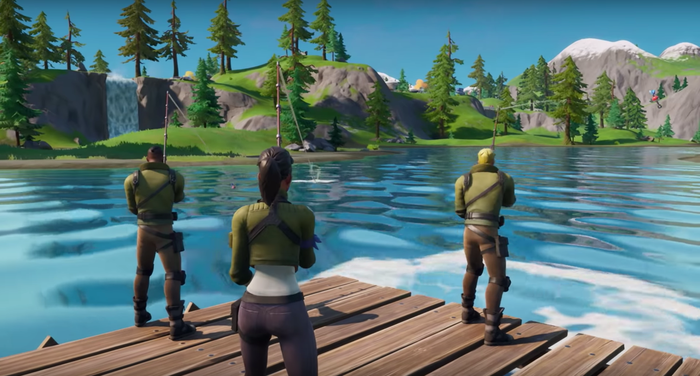 Kamu bisa memancing di Fornite chapter 2