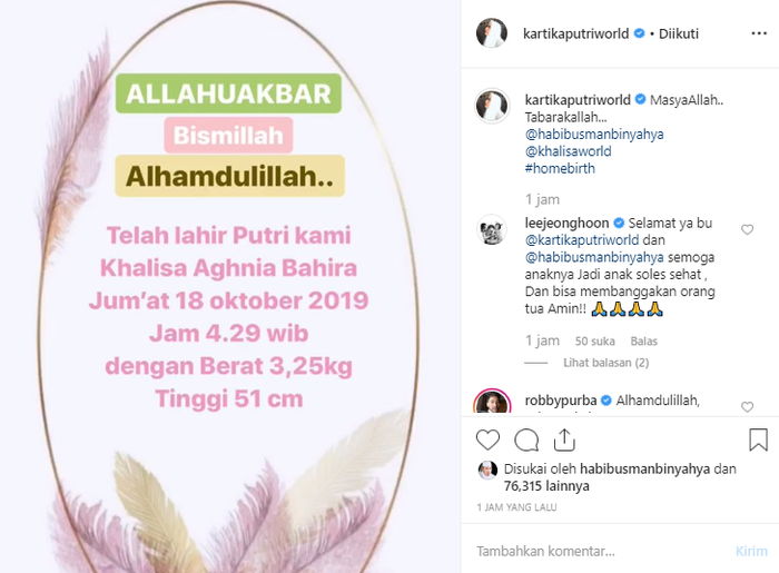 Sempat Minta Maaf Pada Habib Usman Sebelum Melahirkan Kartika Putri Ada Sosok Lain Yang Berhasil Mencuri Hatinya Dan Buat Penasaran Semua Halaman Nakita