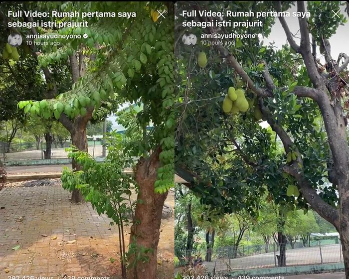 Halaman depan rumah pertama Annisa Pohan dan AHY