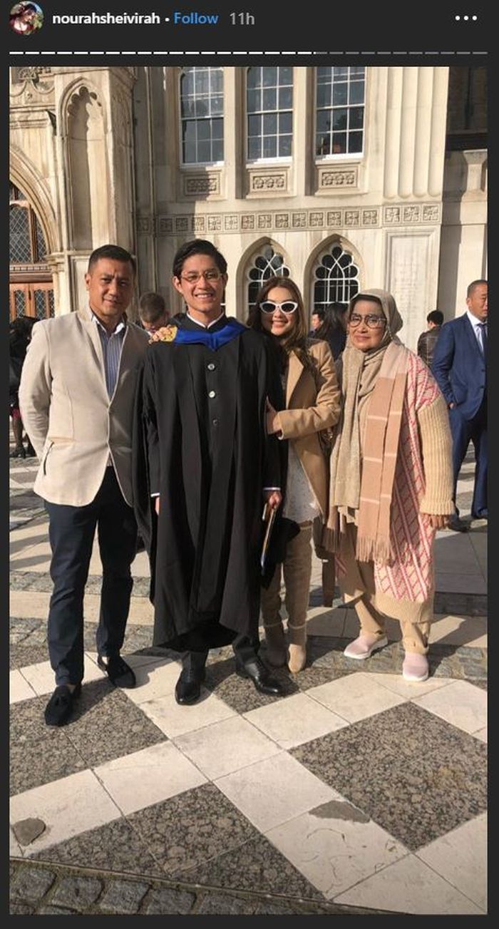Tampil Cantik dan Kece di Wisuda Teuku Rassya, Istri Muda Teuku Rafli