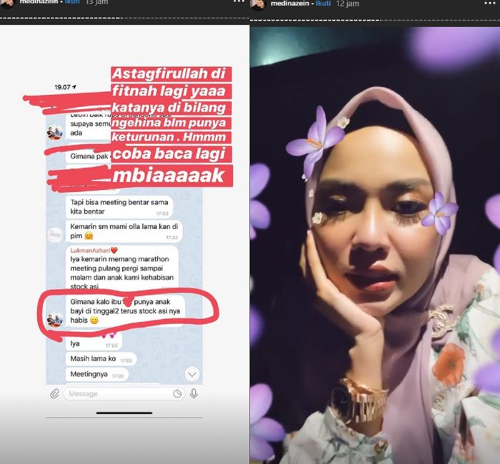 Medina Zein beri klarifikasi terkait tuduhan menghina seleb


