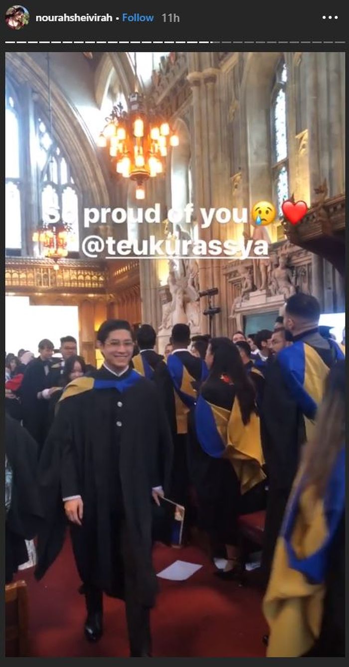 Teuku Rasya wisuda