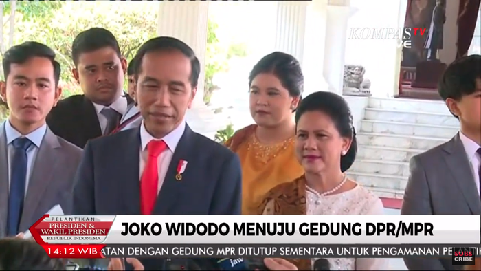 Lihat Cantiknya Kahiyang Ayu dengan Kebaya dan Makeup Flawless saat Sang Pelantikan Sang Ayah Sebagai Presiden RI