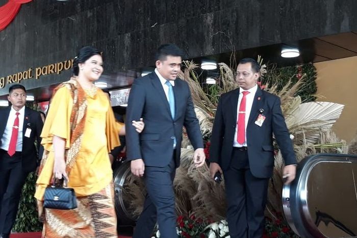 Penampilan Kahiyang Ayu saat menghadiri acara pelantikan Presiden dan Wakil Presiden 2019-2024