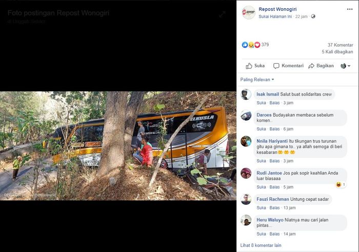 Bus tersesat di hutan dan terjebak di tepi jurang diduga kru bus alami hal mistis