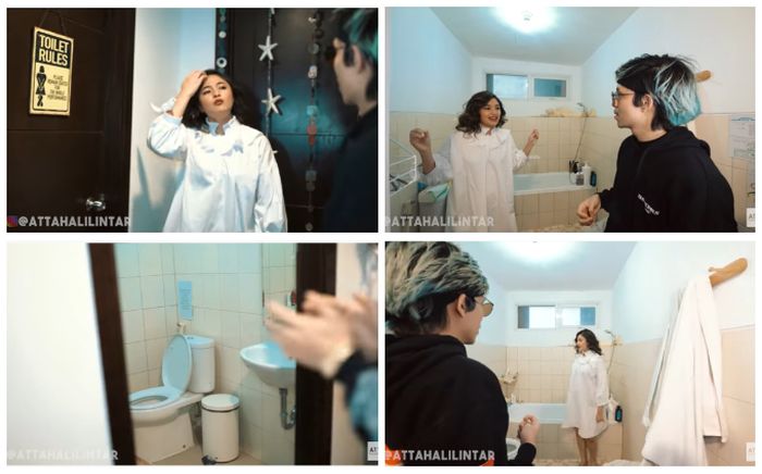 Toilet di apartemen alias rumah Marshanda