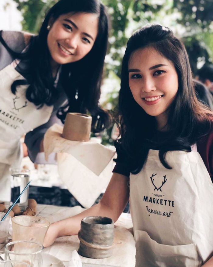 Angela Tanoesoedibjo memiliki hobi berkreasi