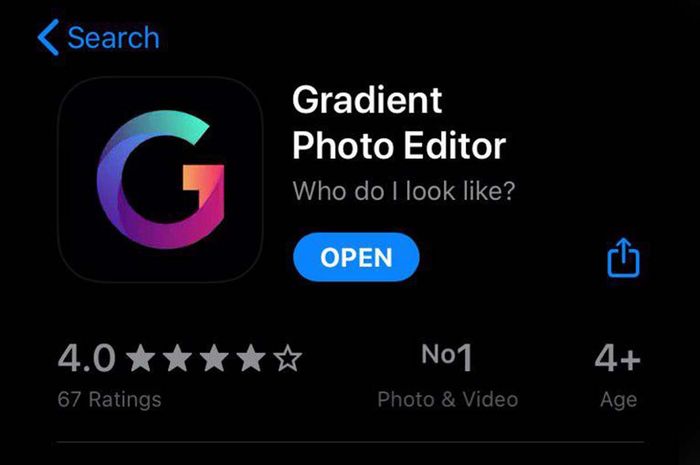 Gradient, Aplikasi Foto yang mengubah Wajah Kita Jadi Tokoh Ternama
