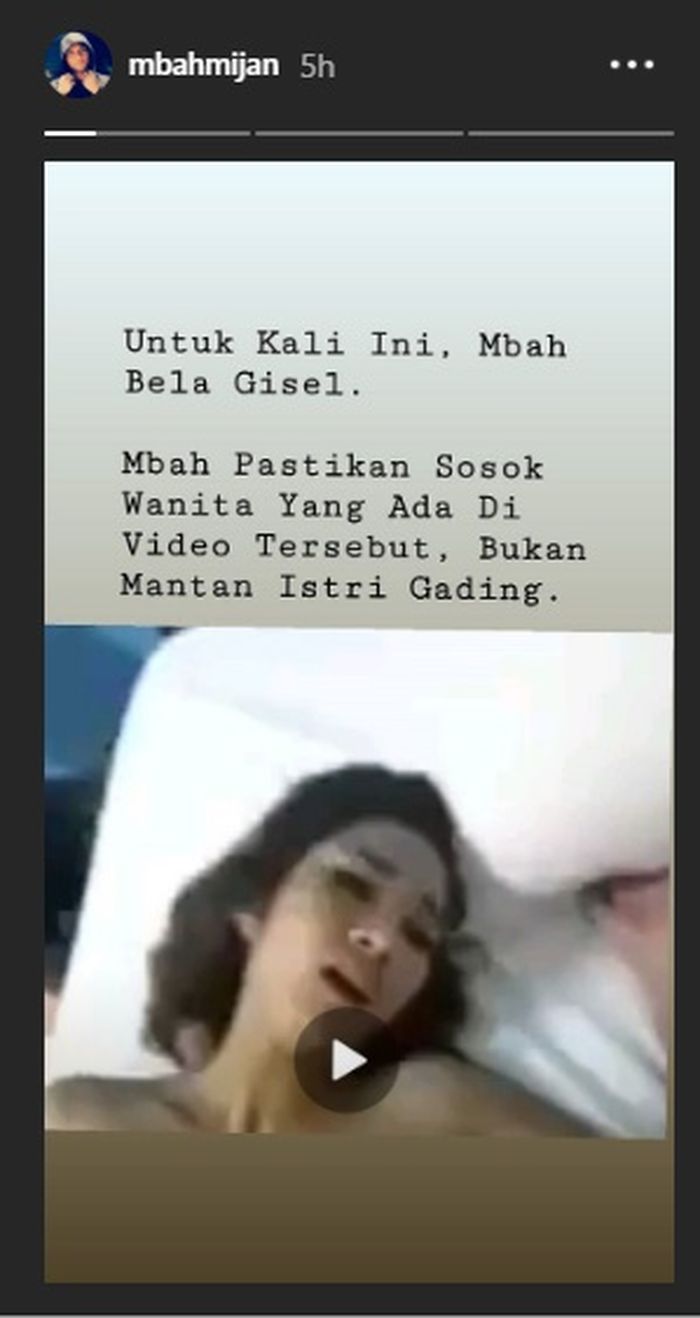 Pendapat Mbah Mijan soal video panas seorang wanita yang dituding mirip Gisel.