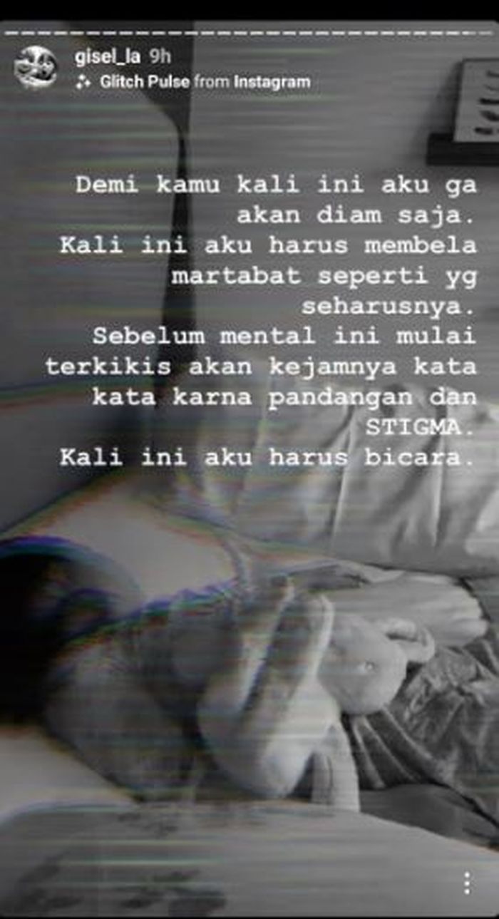  Unek-unek Gisella Anastasia terkait isu video syur mirip dirinya