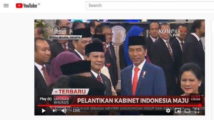 Didit Hediprasetyo temani Prabowo di pelantikan Menteri