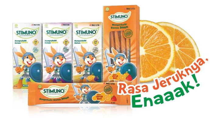 Stimuno, bekerja secara langsung untuk memperkuat sistem imun anak