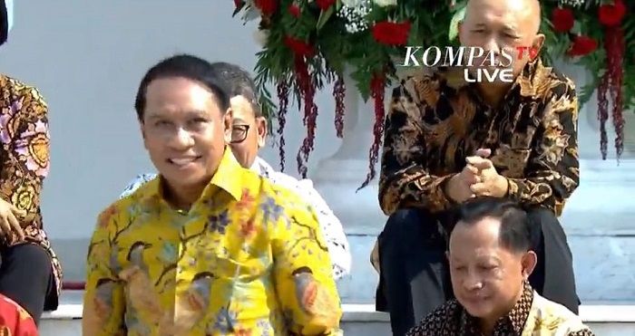 Zainuddin Amali Saat Dilantik Jokowi Sebagai Menpora