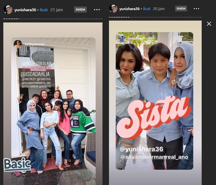 Penampilan seksi Yuni Shara di usia 40-an yang mencuri perhatian ketika mengenakan celana jeans sobek