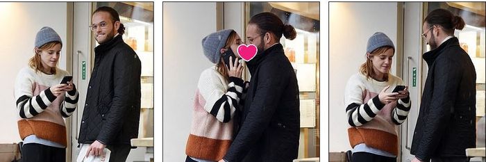 Emma Watson kepergok bermesraan dengan seorang pria misterius.