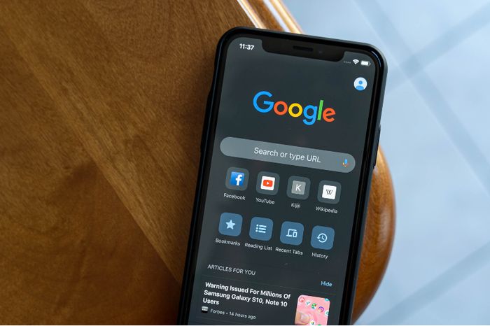 Browser Chrome mendapatkan fitur Dark Mode