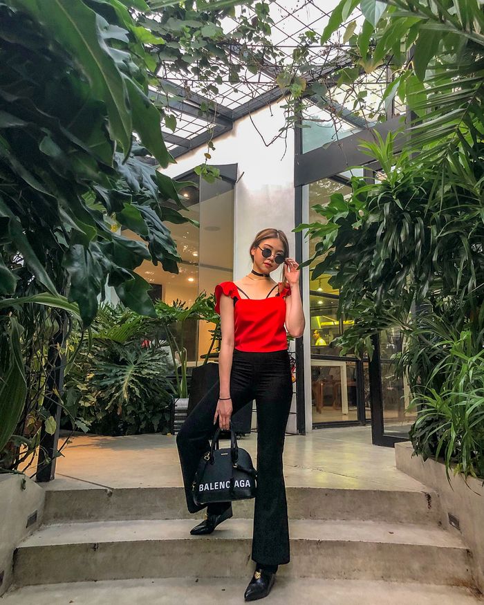 Gaya fashion hangout ala Clarissa Tanoesoedibjo
