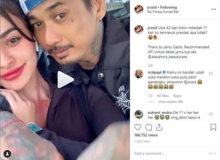 Jerinx SID dan Nora Alexandra