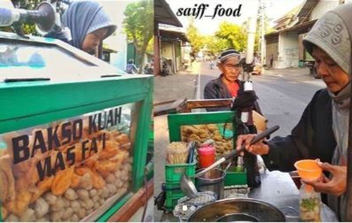 Parmin dan Painem dua sejoli penjual bakso kuah keliling. 