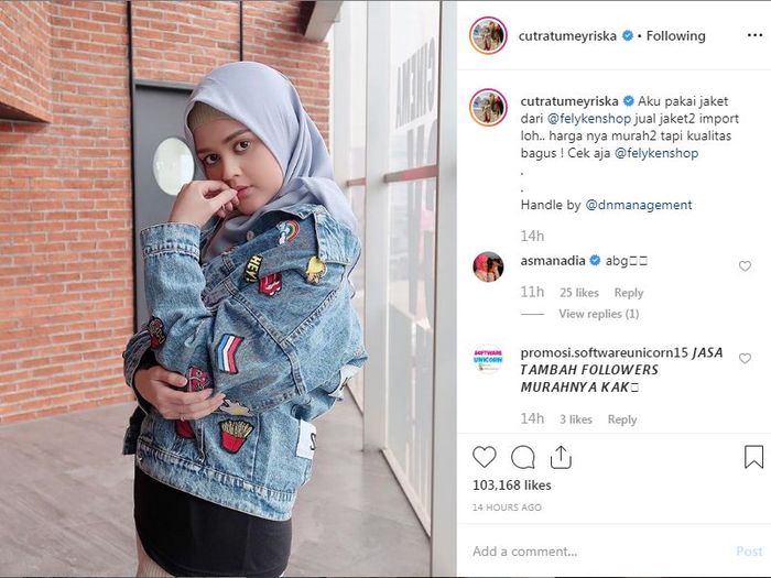 Perut Cut Meyriska makin buncit menjadi sorotan