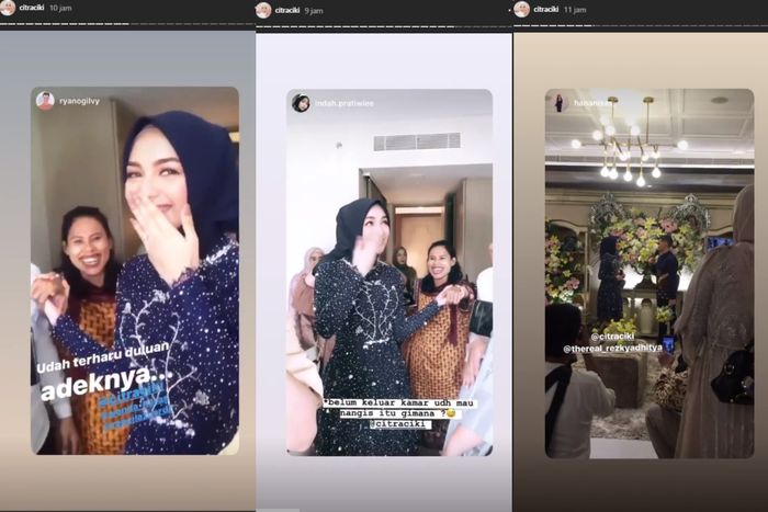 Citra Kirana nangis terharu