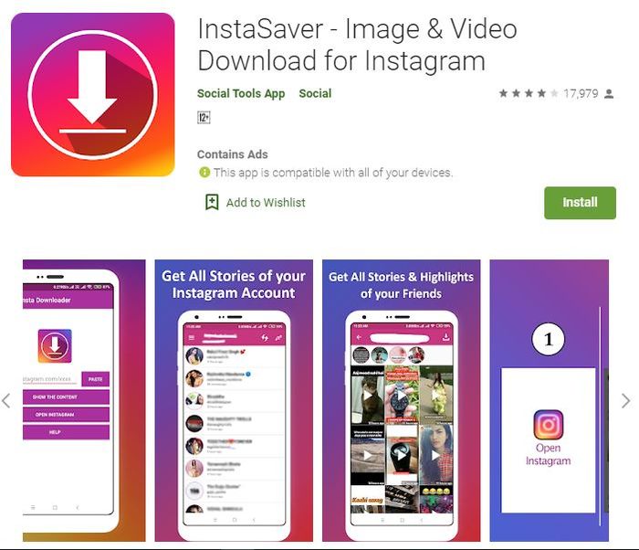 Aplikasi InstaSaver Untuk Instagram, Bisa Download Insta Story Plus Fungsi  Lainnya - Semua Halaman - Nextren.grid.id