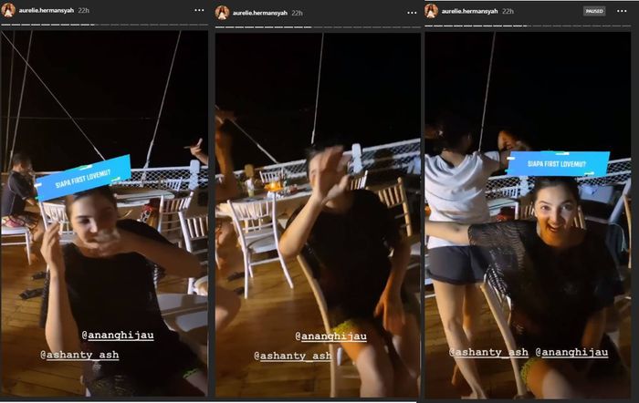 Ekspresi Ashanty saat ditanya tentang cinta pertamanya