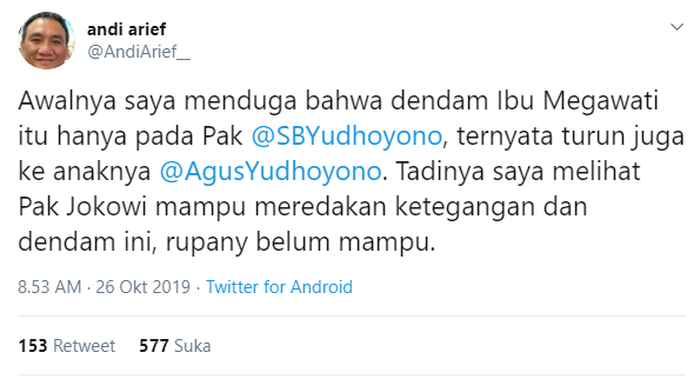 Cuitan Andi Arief