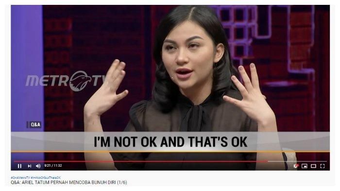 Ariel Tatum saat jadi bintang tamu acara Q&A METRO TV