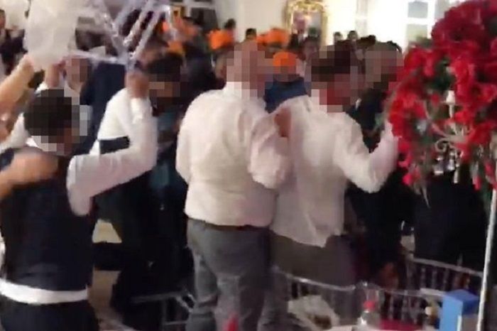Pesta pernikahan berubah jadi perkeahian