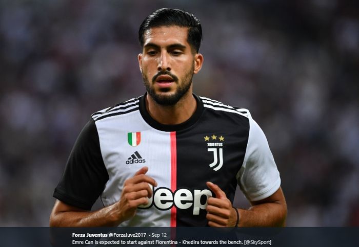 Gelandang tengah milik Juventus, Emre Can.