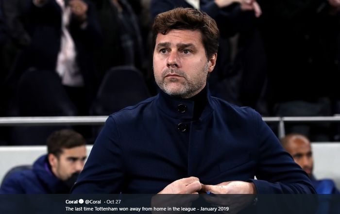 Pelatih Tottenham Hotspur, Mauricio Pochettino.