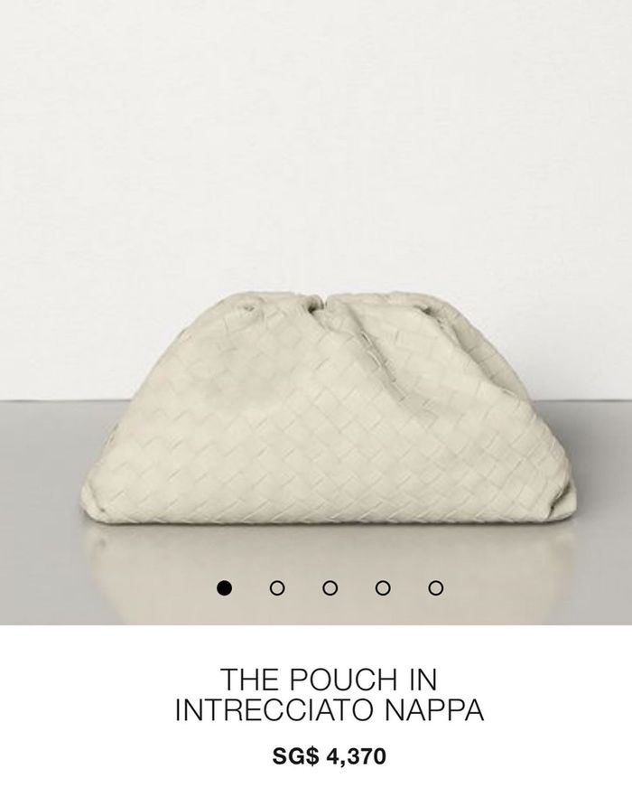 Bottega Veneta THE POUCH IN INTRECCIATO NAPPA
