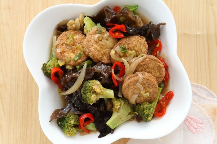 Cah Brokoli Tahu Udang